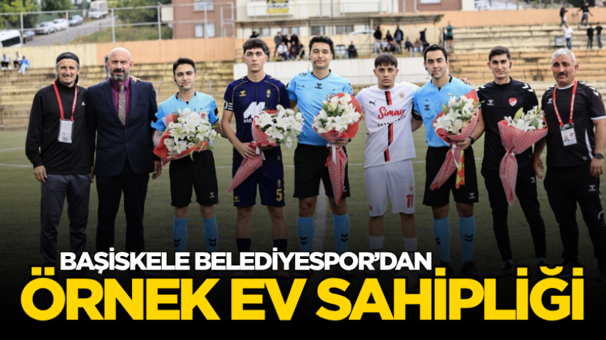 Başiskele Belediyespor’dan örnek ev sahipliği