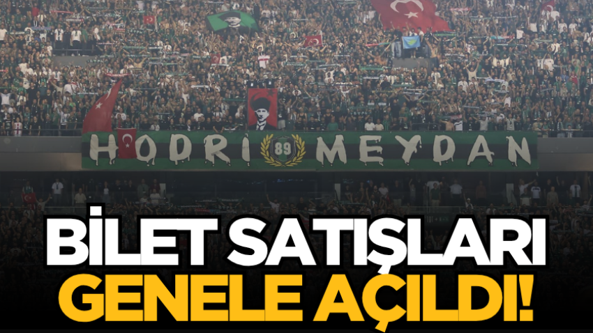 Bilet satışları genele açıldı!