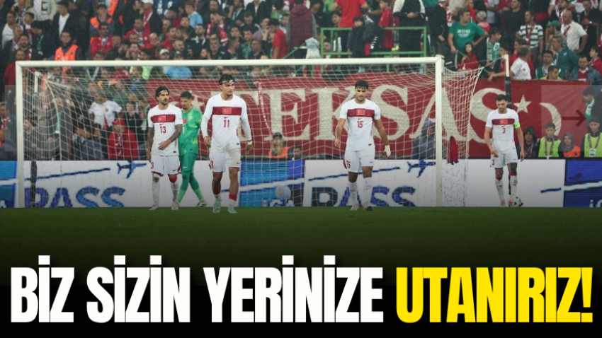 Biz sizin yerinize utanırız!