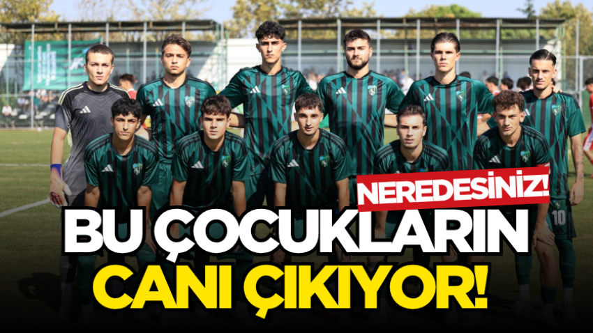 Bu çocukların canı çıkıyor! Neredesiniz!