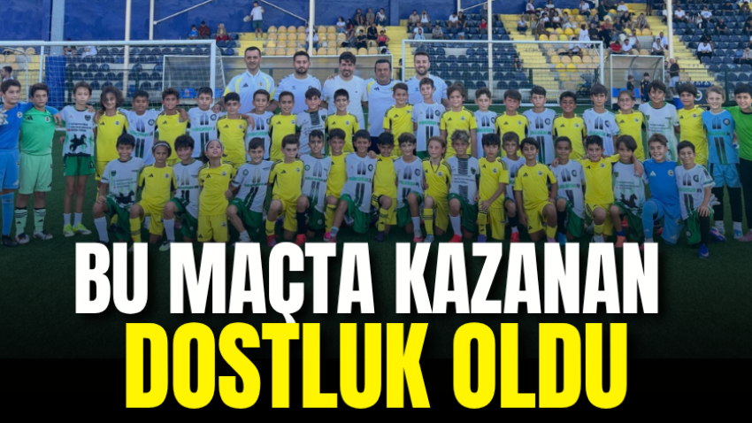 Bu maçta kazanan dostlu oldu 