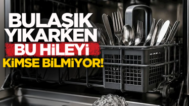 Bulaşık yıkarken bu hileyi kimse bilmiyor!