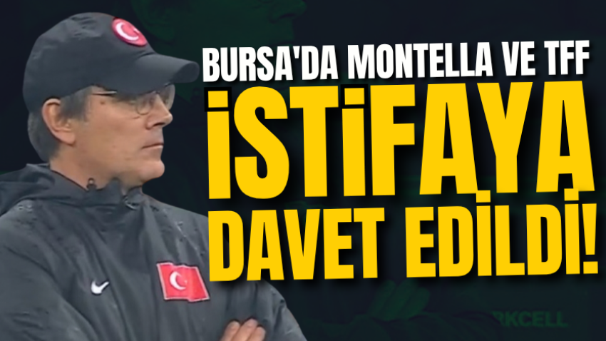 Bursa'da Montella ve TFF istifaya davet edildi!