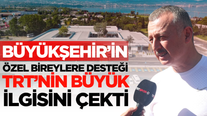 Büyükşehir’in özel bireylere desteği TRT’nin büyük ilgisini çekti