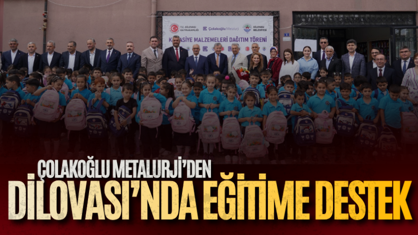 Çolakoğlu Metalurji’den Dilovası’nda eğitime destek