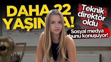 Daha 22 yaşında! Teknik direktör oldu