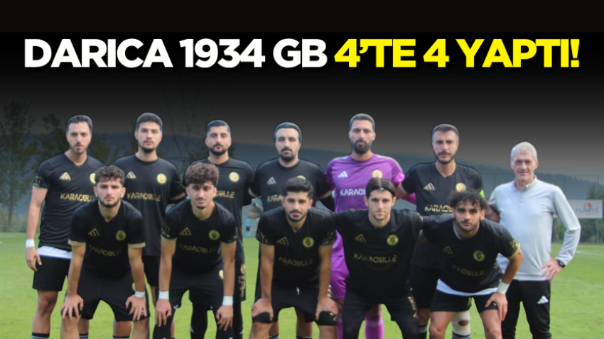 Darıca 1934 GB 4’te 4 yaptı!