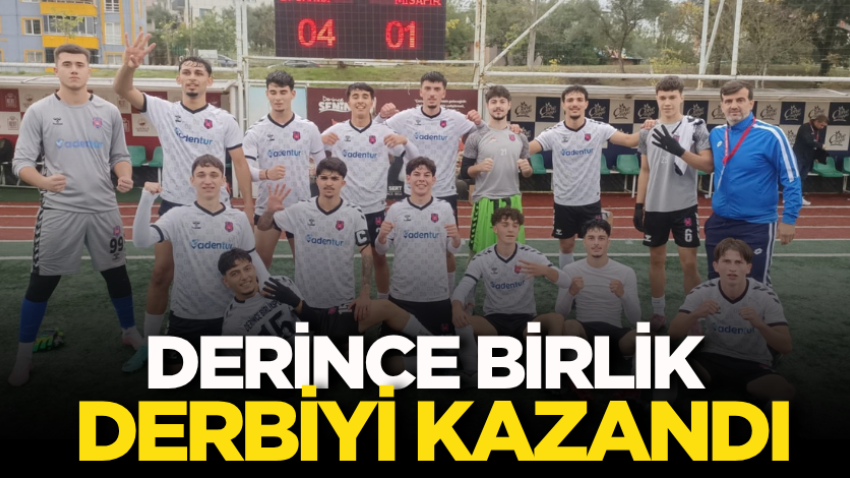 Derince Birlik derbiyi kazandı
