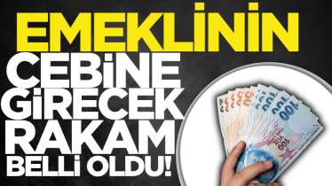 Emeklinin cebine girecek rakam belli oldu! 