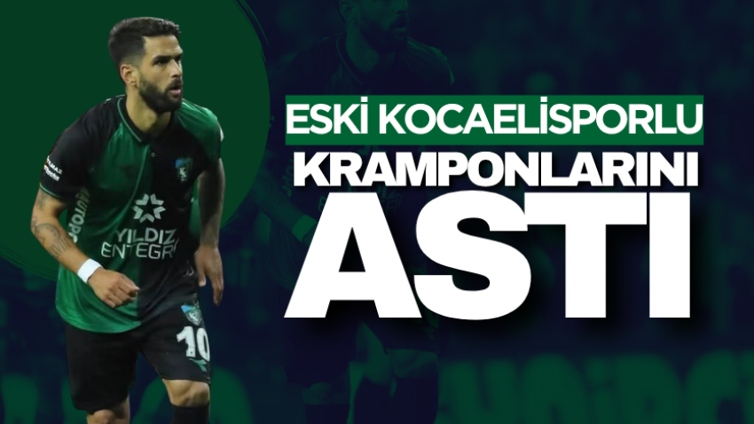 Eski Kocaelisporlu kramponlarını astı