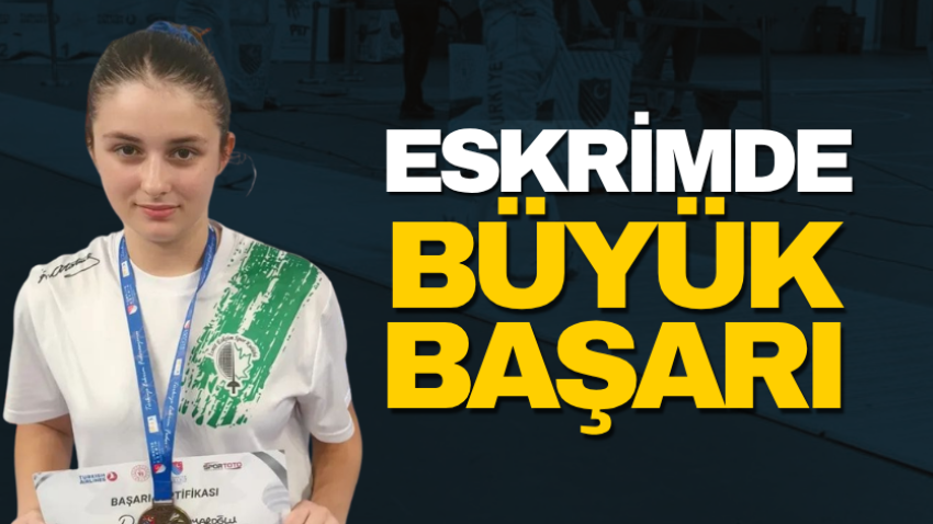 Eskrimde büyük başarı