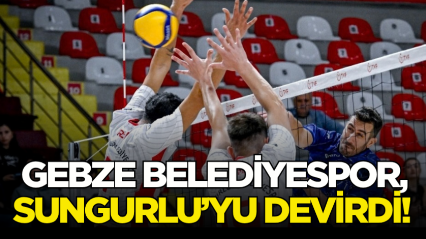 Gebze Belediyespor, Sungurlu’yu devirdi! 