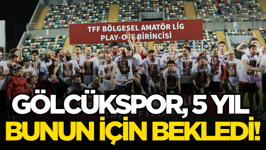 Gölcükspor, 5 yıl bunun için bekledi!