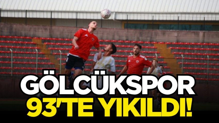 Gölcükspor 93'te yıkıldı!