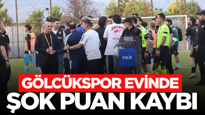 Gölcükspor evinde şok puan kaybı 