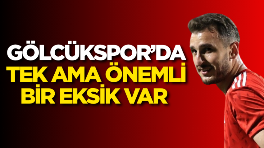 Gölcükspor’da tek ama önemli bir eksik var 