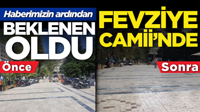 Haberimizin ardından Fevziye Camii’nde beklenen oldu