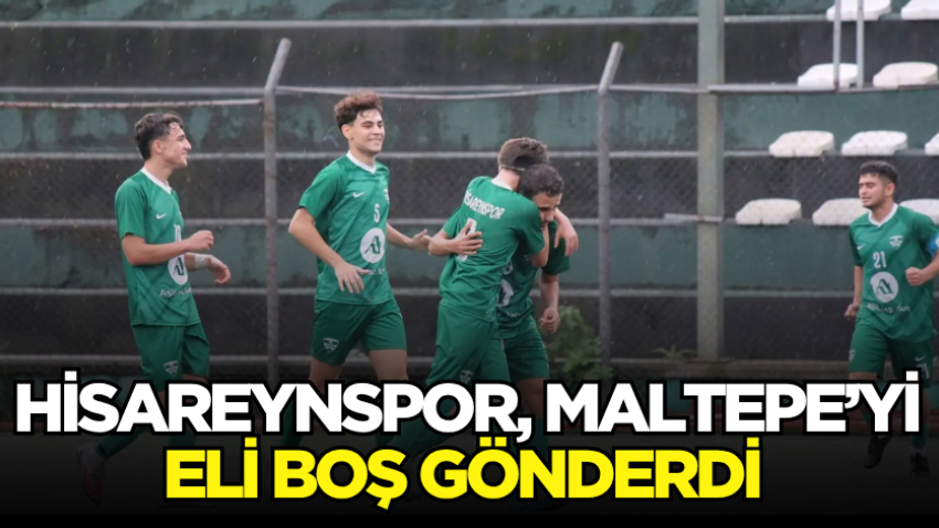 Hisareynspor, Maltepe’yi eli boş gönderdi 