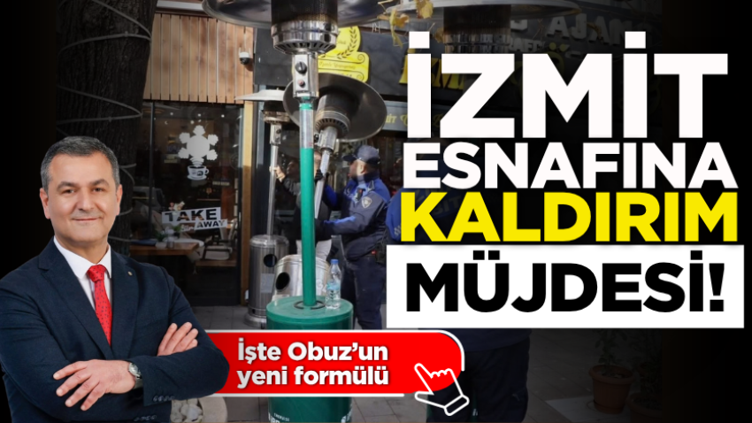İzmit esnafına kaldırım müjdesi! İşte Obuz’un yeni formülü