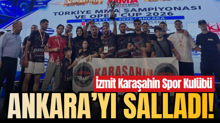 İzmit Karaşahin Spor Kulübü Ankara’yı salladı!