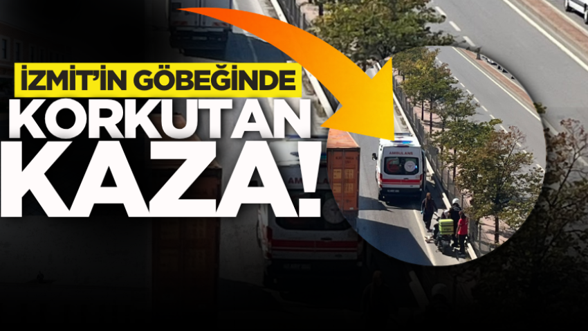 İzmit’in göbeğinde korkutan kaza! 
