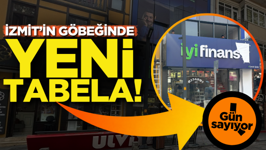İzmit’in göbeğinde yeni tabela! Gün sayıyor