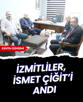 İzmitliler, İsmet Çiğit’i andı