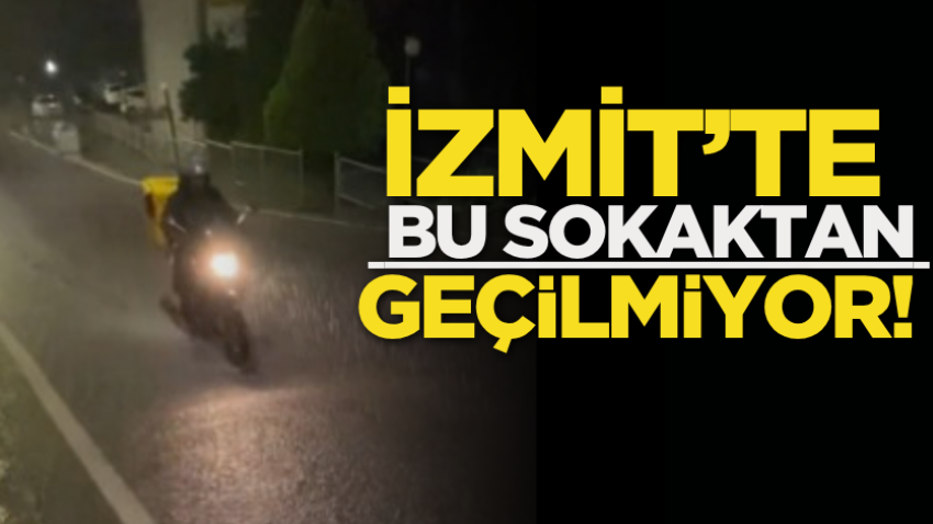İzmit’te bu sokaktan geçilmiyor! 