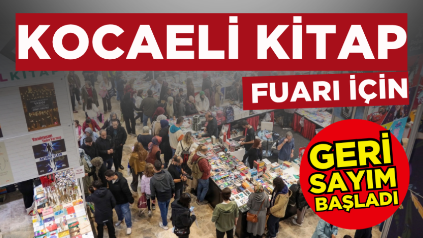 Kocaeli Kitap Fuarı için geri sayım başladı