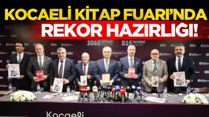 Kocaeli Kitap Fuarı’nda rekor hazırlığı!