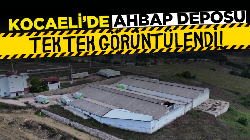 Kocaeli’de Ahbap deposu tek tek görüntülendi!