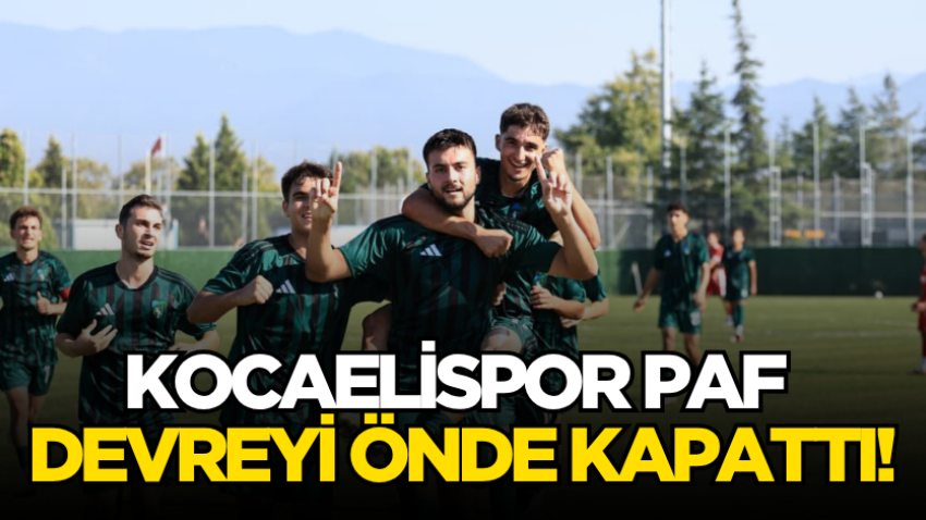 Kocaelispor PAF devreyi önde kapattı!