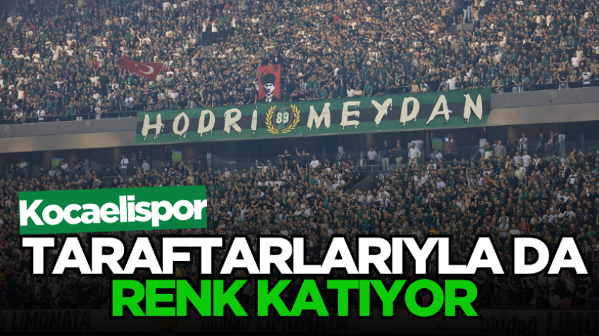 Kocaelispor, taraftarlarıyla da renk katıyor 