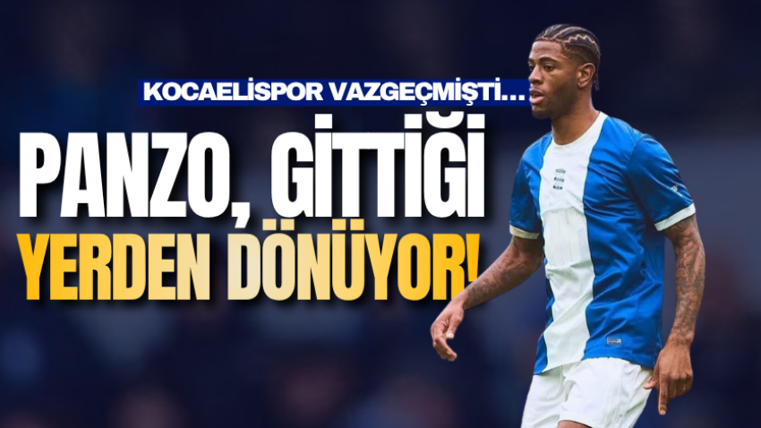 Kocaelispor vazgeçmişti… Panzo, gittiği yerden dönüyor!