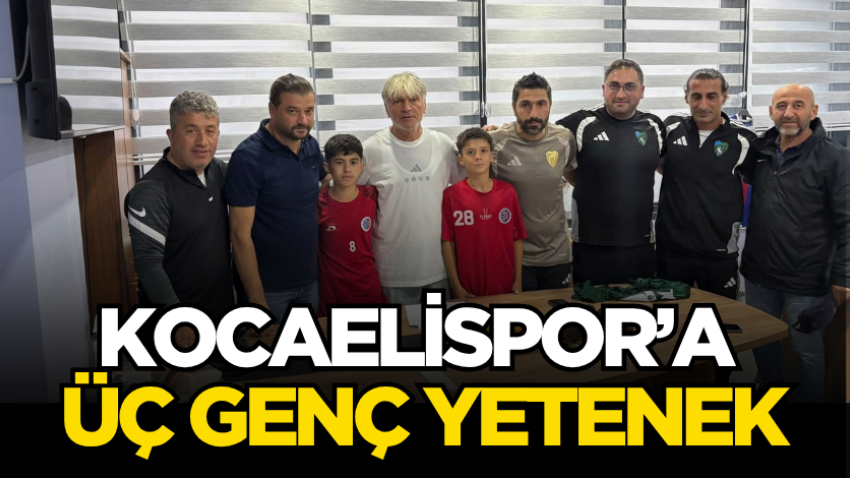Kocaelispor’a üç genç yetenek