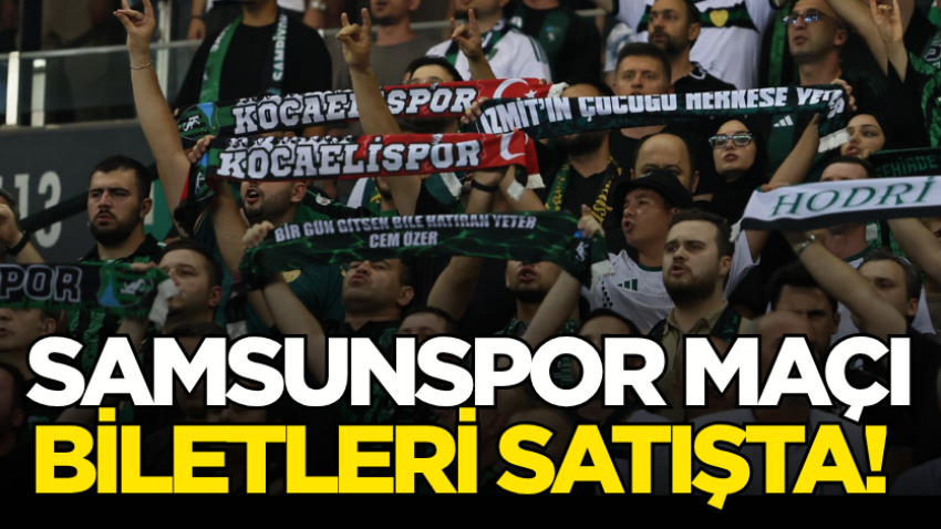 Samsunspor maçı biletleri satışta! 