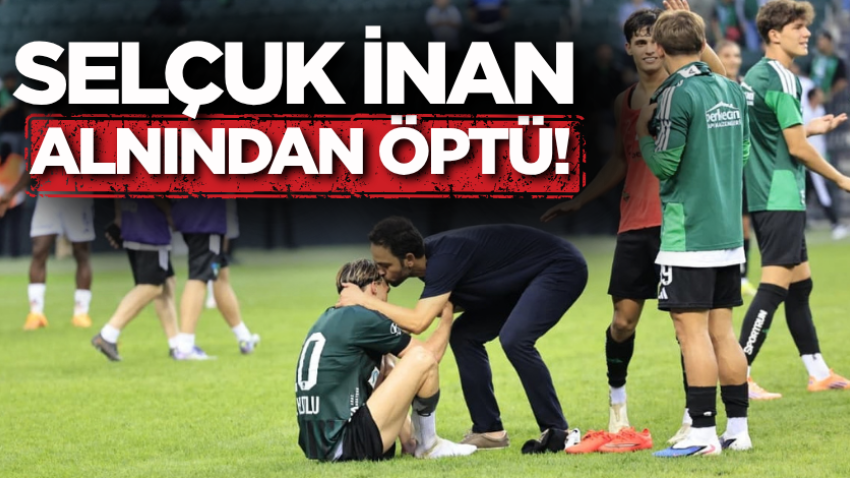 Selçuk İnan alnından öptü! 