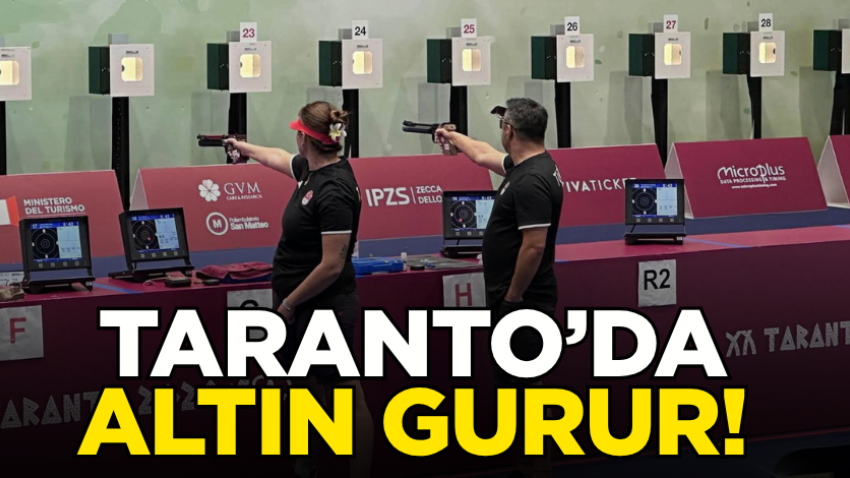 Taranto’da altın gurur! 