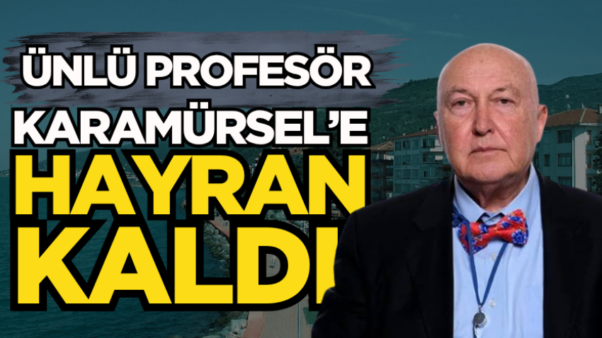 Ünlü profesör Karamürsel’e hayran kaldı!