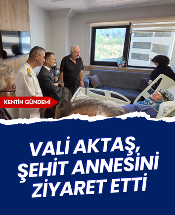 Vali Aktaş, şehit annesini ziyaret etti
