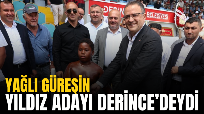 Yağlı güreşin yıldız adayı Derince’deydi