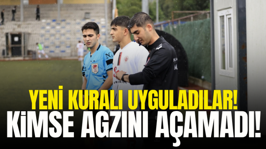 Yeni kuralı uyguladılar! Kimse ağzını açamadı! 