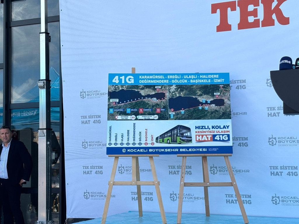 Kocaeli’de ulaşımda yeni dönem: 41G pazartesi başlıyor!