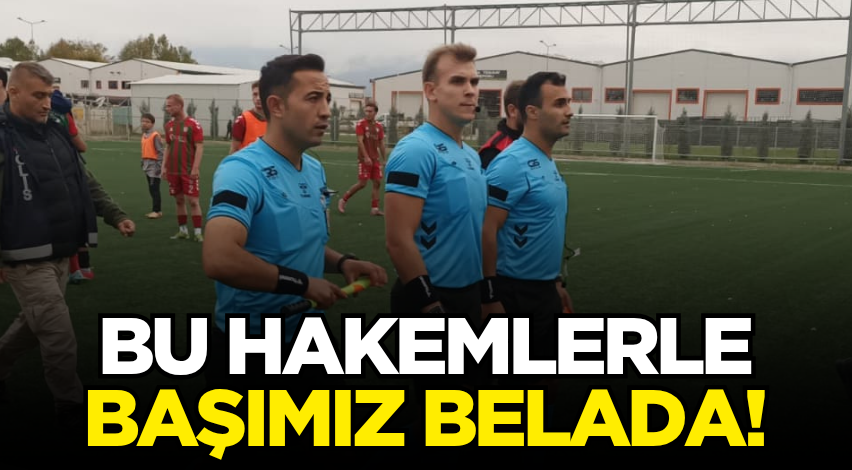 Bu hakemlerle başımız belada!