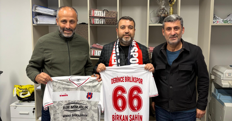 Derince Birlikspor, Birkan Şahin'e teşekkür etti