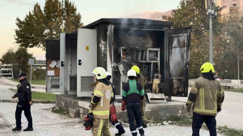 Patlama sonrası yangın çıktı