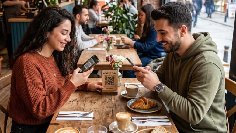 Restoranda menü yerine QR okutanlar yandı!