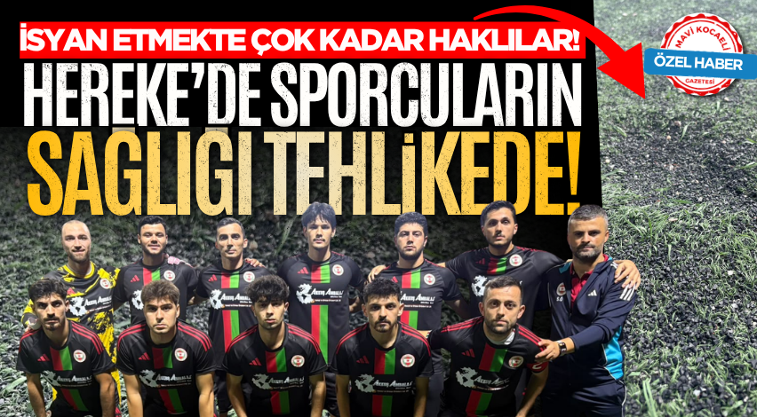 İsyan etmekte çok kadar haklılar! Hereke’de sporcuların sağlığı tehlikede!
