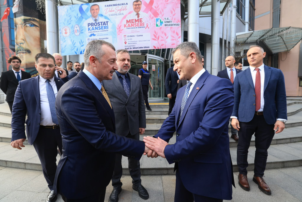 Tahir Büyükakın'dan Lütfü Obuz'a ziyaret! 