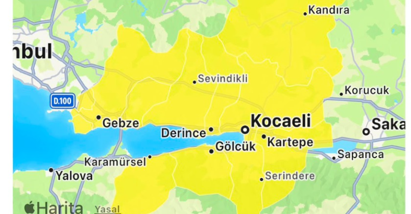 Valilik de uyardı! Tüm Kocaeli dikkat